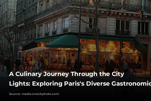 A Culinary Journey Through the City of Lights:  Exploring Paris's Diverse Gastronomic Scene