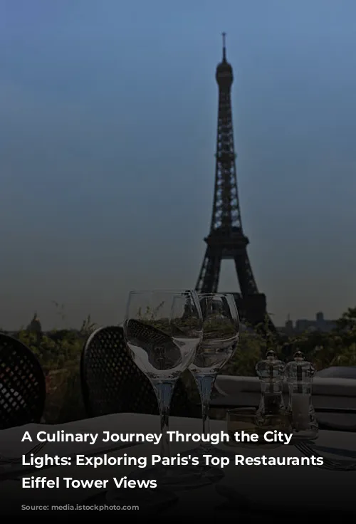 A Culinary Journey Through the City of Lights: Exploring Paris's Top Restaurants with Eiffel Tower Views