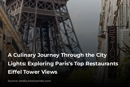 A Culinary Journey Through the City of Lights: Exploring Paris's Top Restaurants with Eiffel Tower Views