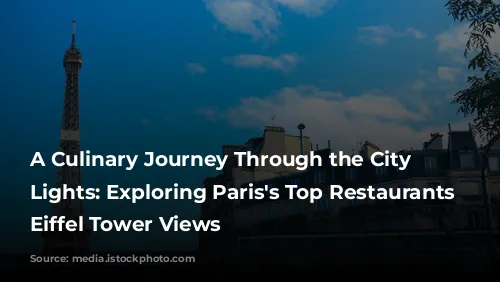 A Culinary Journey Through the City of Lights: Exploring Paris's Top Restaurants with Eiffel Tower Views