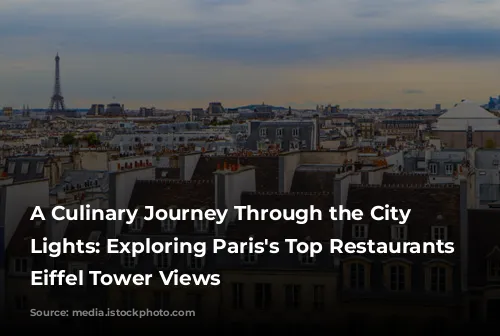 A Culinary Journey Through the City of Lights: Exploring Paris's Top Restaurants with Eiffel Tower Views