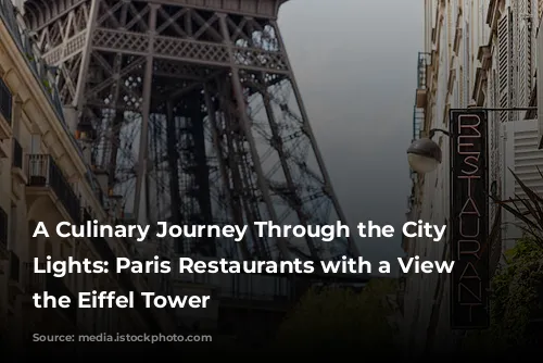 A Culinary Journey Through the City of Lights: Paris Restaurants with a View of the Eiffel Tower