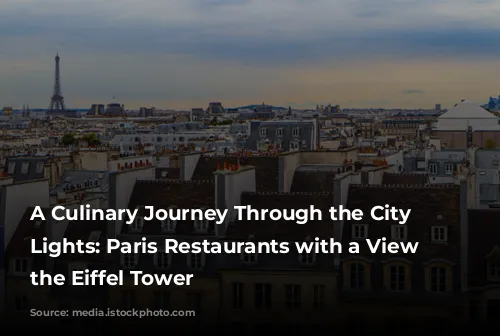 A Culinary Journey Through the City of Lights: Paris Restaurants with a View of the Eiffel Tower