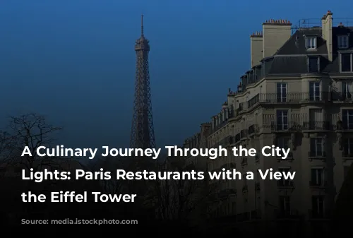 A Culinary Journey Through the City of Lights: Paris Restaurants with a View of the Eiffel Tower