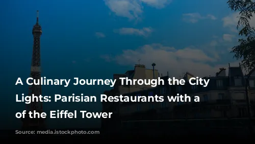 A Culinary Journey Through the City of Lights: Parisian Restaurants with a View of the Eiffel Tower