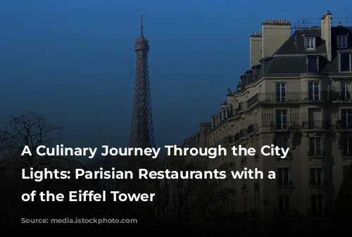 A Culinary Journey Through the City of Lights: Parisian Restaurants with a View of the Eiffel Tower