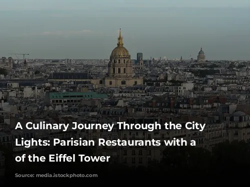 A Culinary Journey Through the City of Lights: Parisian Restaurants with a View of the Eiffel Tower