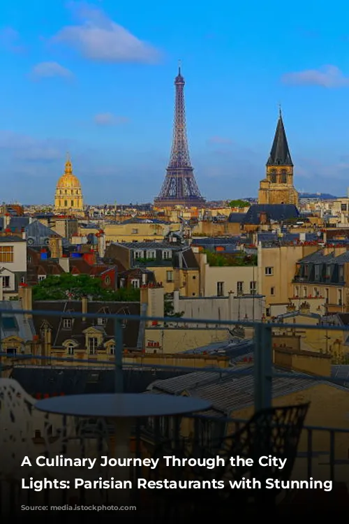 A Culinary Journey Through the City of Lights: Parisian Restaurants with Stunning Views