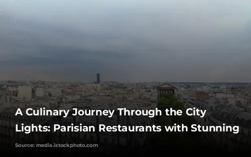 A Culinary Journey Through the City of Lights: Parisian Restaurants with Stunning Views