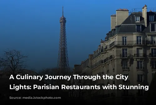 A Culinary Journey Through the City of Lights: Parisian Restaurants with Stunning Views