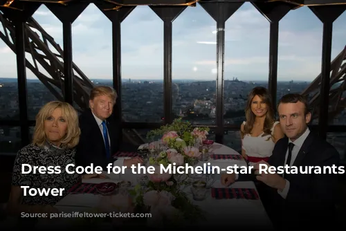 Dress Code for the Michelin-star Restaurants Eiffel Tower