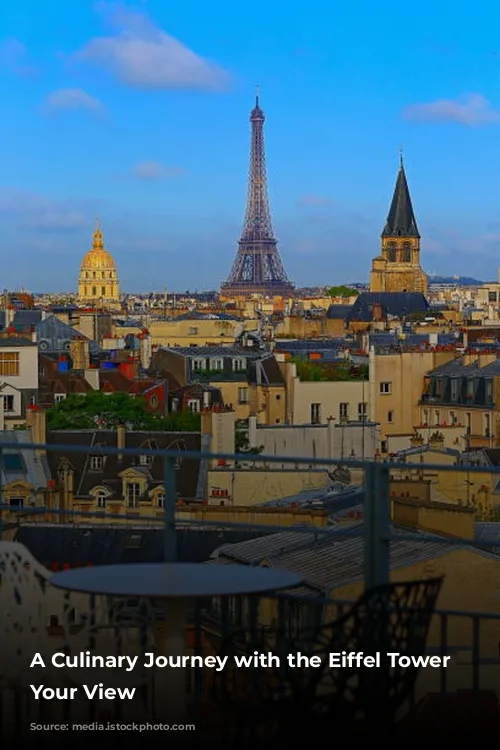 A Culinary Journey with the Eiffel Tower as Your View