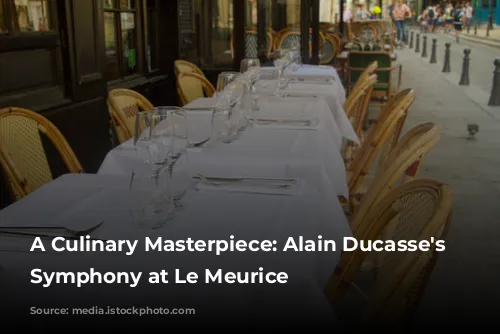 A Culinary Masterpiece: Alain Ducasse's Gastronomic Symphony at Le Meurice