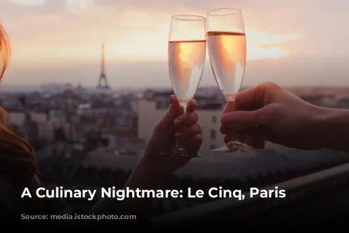 A Culinary Nightmare: Le Cinq, Paris