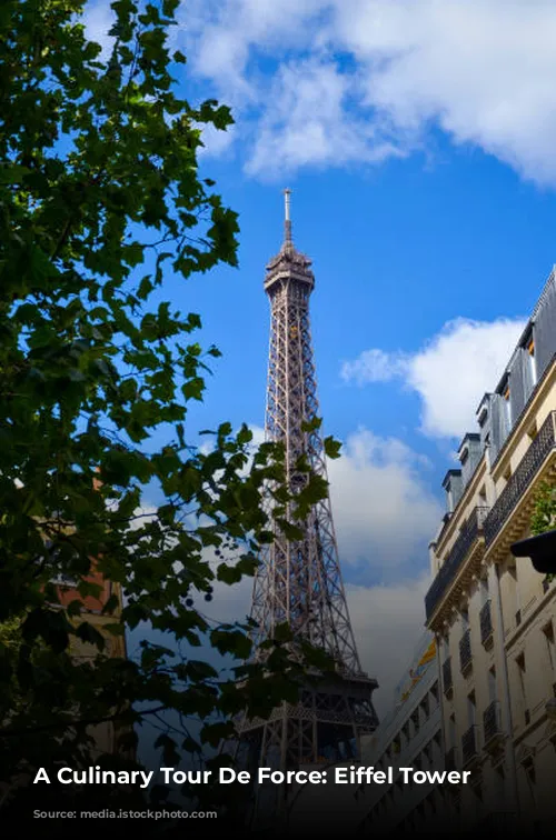 A Culinary Tour De Force: Eiffel Tower Dining