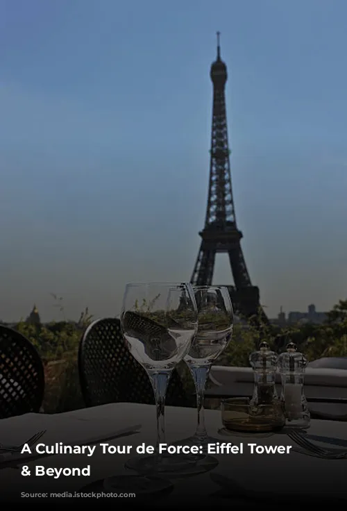 A Culinary Tour de Force: Eiffel Tower Views & Beyond