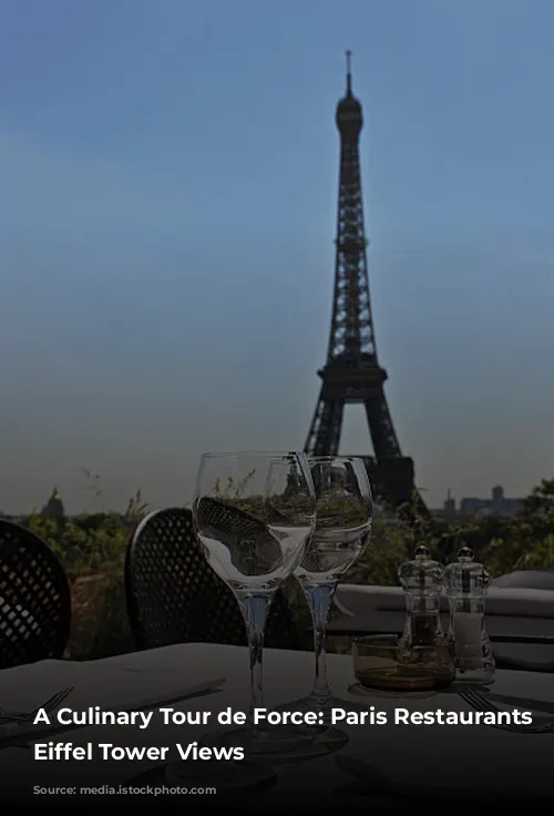 A Culinary Tour de Force: Paris Restaurants with Eiffel Tower Views