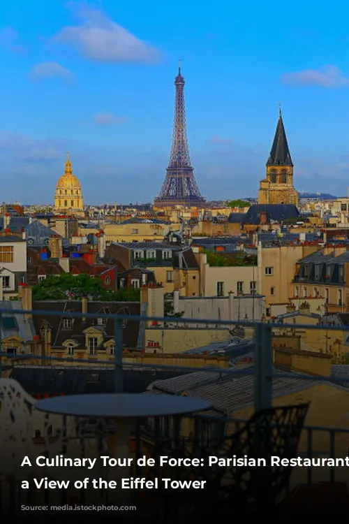 A Culinary Tour de Force: Parisian Restaurants with a View of the Eiffel Tower