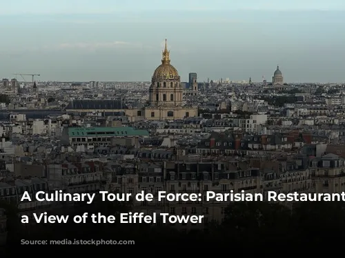 A Culinary Tour de Force: Parisian Restaurants with a View of the Eiffel Tower