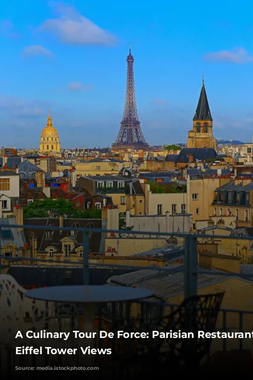 A Culinary Tour De Force: Parisian Restaurants with Eiffel Tower Views