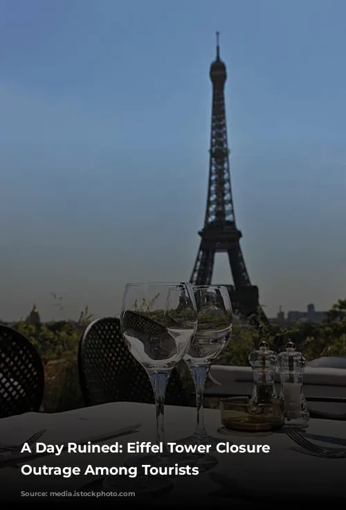 A Day Ruined: Eiffel Tower Closure Sparks Outrage Among Tourists