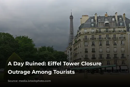 A Day Ruined: Eiffel Tower Closure Sparks Outrage Among Tourists