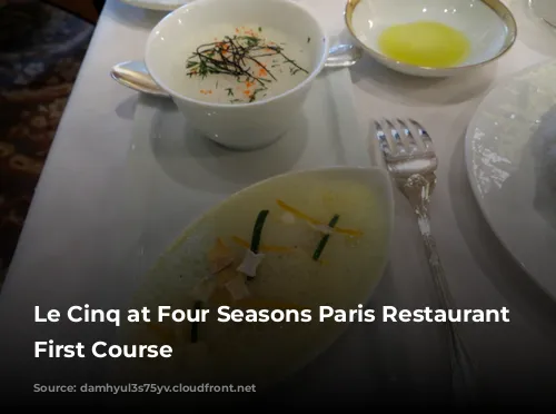 Le Cinq at Four Seasons Paris Restaurant Review-Oyster First Course