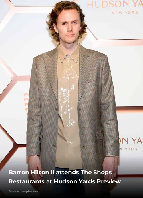 Barron Hilton II attends The Shops & Restaurants at Hudson Yards Preview Celebration