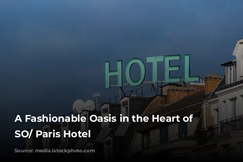 A Fashionable Oasis in the Heart of Paris: SO/ Paris Hotel