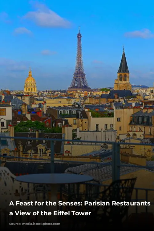 A Feast for the Senses: Parisian Restaurants with a View of the Eiffel Tower