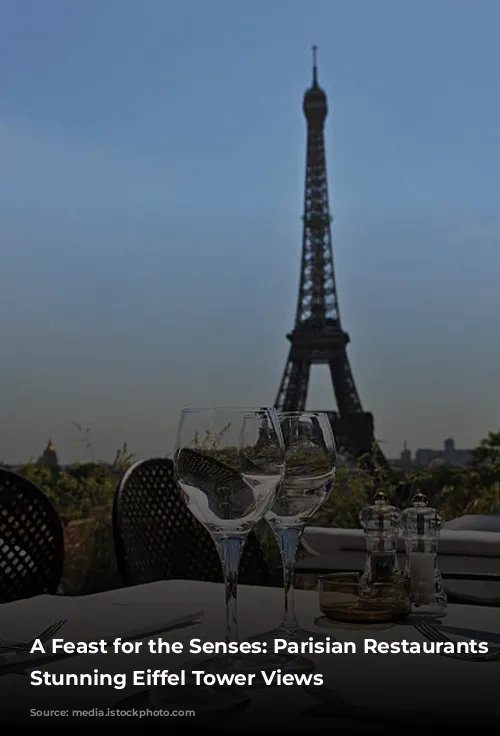 A Feast for the Senses: Parisian Restaurants with Stunning Eiffel Tower Views