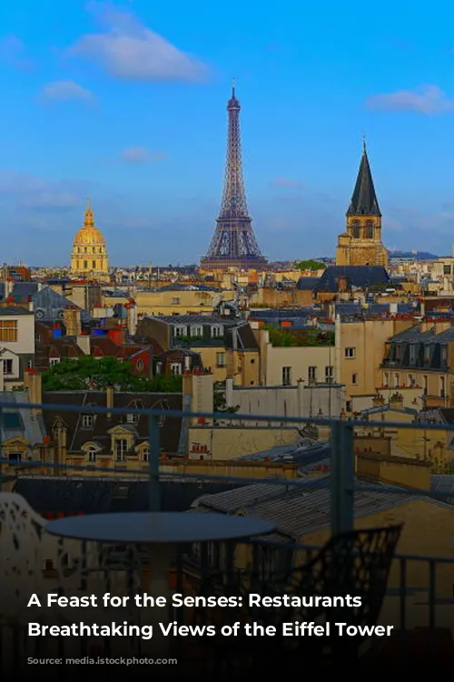 A Feast for the Senses: Restaurants with Breathtaking Views of the Eiffel Tower