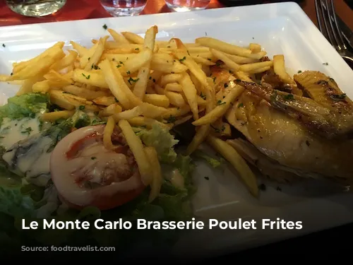 Le Monte Carlo Brasserie Poulet Frites