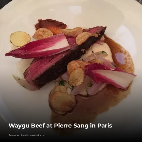 Waygu Beef at Pierre Sang in Paris