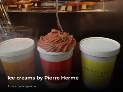 Ice creams by Pierre Hermé