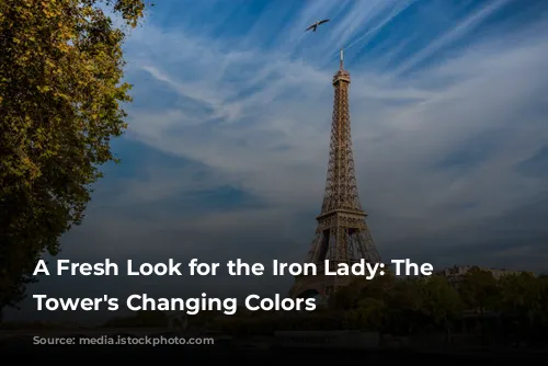 A Fresh Look for the Iron Lady: The Eiffel Tower's Changing Colors