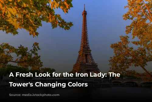 A Fresh Look for the Iron Lady: The Eiffel Tower's Changing Colors