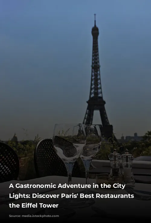 A Gastronomic Adventure in the City of Lights:  Discover Paris' Best Restaurants near the Eiffel Tower