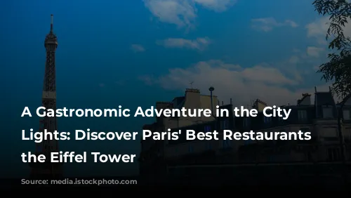 A Gastronomic Adventure in the City of Lights:  Discover Paris' Best Restaurants near the Eiffel Tower