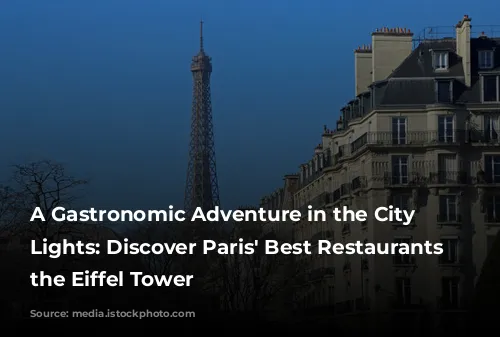 A Gastronomic Adventure in the City of Lights:  Discover Paris' Best Restaurants near the Eiffel Tower