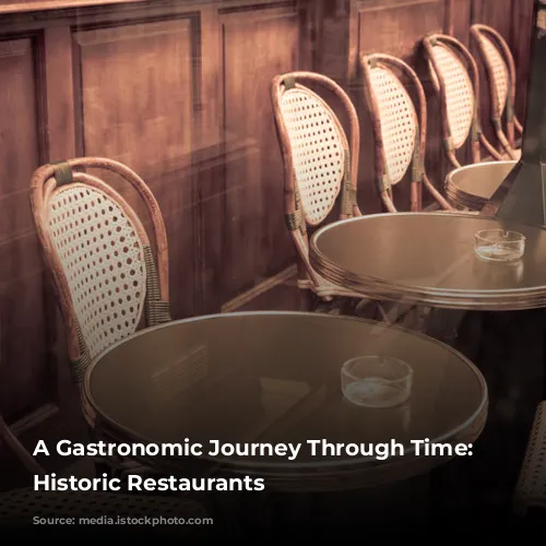 A Gastronomic Journey Through Time: Paris's Historic Restaurants