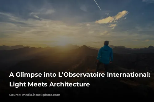 A Glimpse into L'Observatoire International: Where Light Meets Architecture