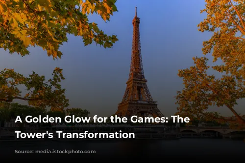 A Golden Glow for the Games: The Eiffel Tower's Transformation