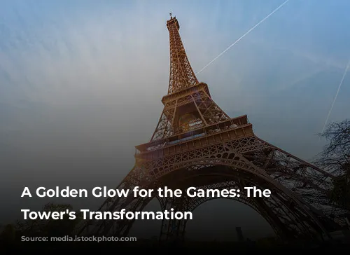 A Golden Glow for the Games: The Eiffel Tower's Transformation