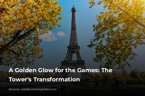 A Golden Glow for the Games: The Eiffel Tower's Transformation