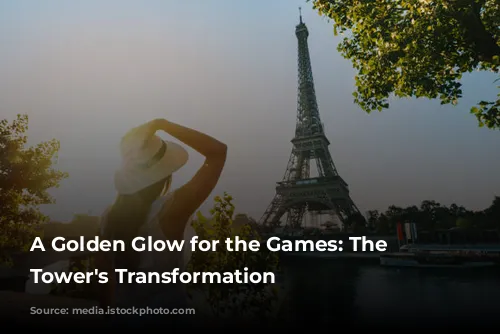 A Golden Glow for the Games: The Eiffel Tower's Transformation