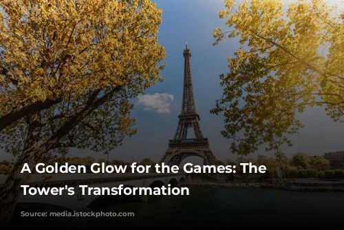 A Golden Glow for the Games: The Eiffel Tower's Transformation