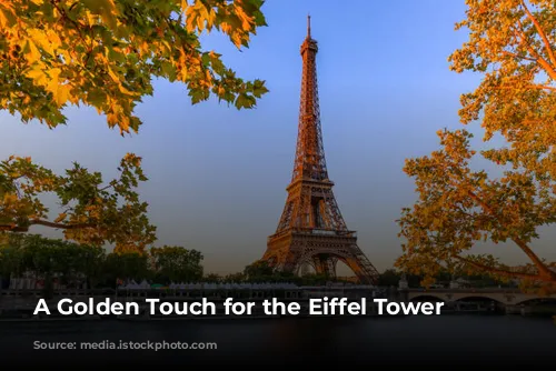 A Golden Touch for the Eiffel Tower