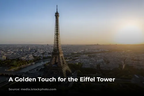 A Golden Touch for the Eiffel Tower