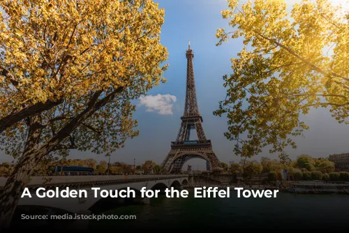 A Golden Touch for the Eiffel Tower